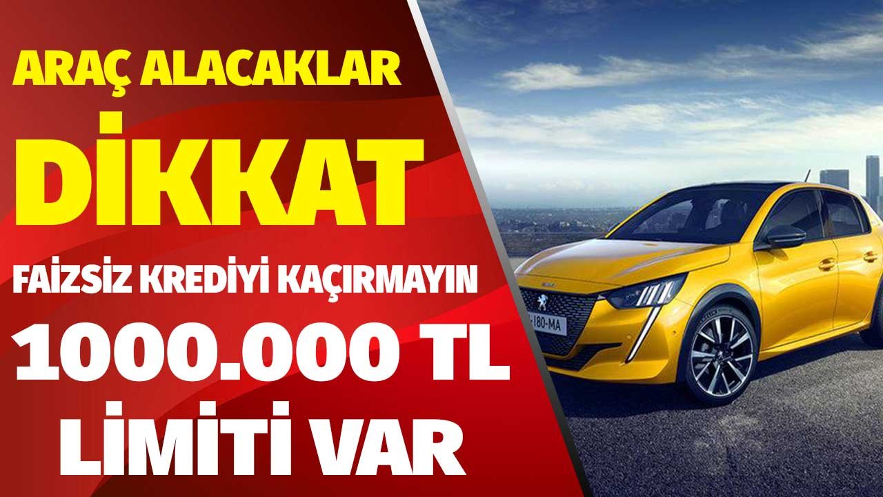 İkinci El Yerine Sıfır Araba Alacaklara! Faizsiz 50.000 TL Krediyle Şimdi Alın Mayıs'ta Öde Fırsatı