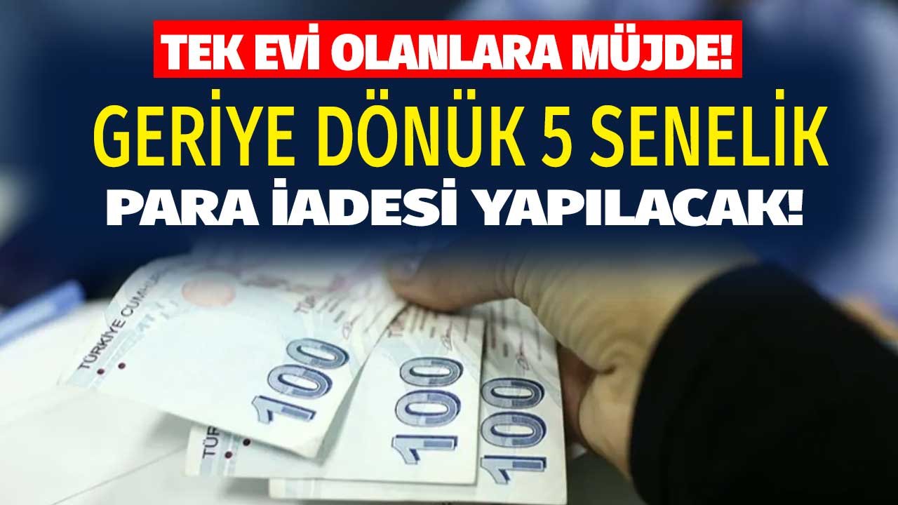 Emekliler, Ev Hanımları, Tek Evi Olanlar! Dilekçe Veren Emlak Vergisi Ödeyecek, Ödediği Para Varsa Geri Alacak