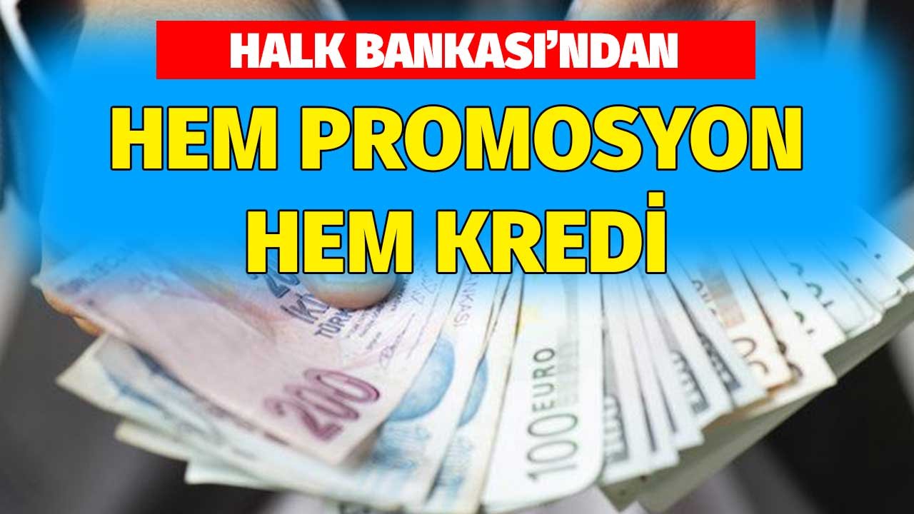 Halk Bankası'ndan Hem Promosyon Hem Kredi! Emeklilerin Nakit Sorunu Kalmayacak
