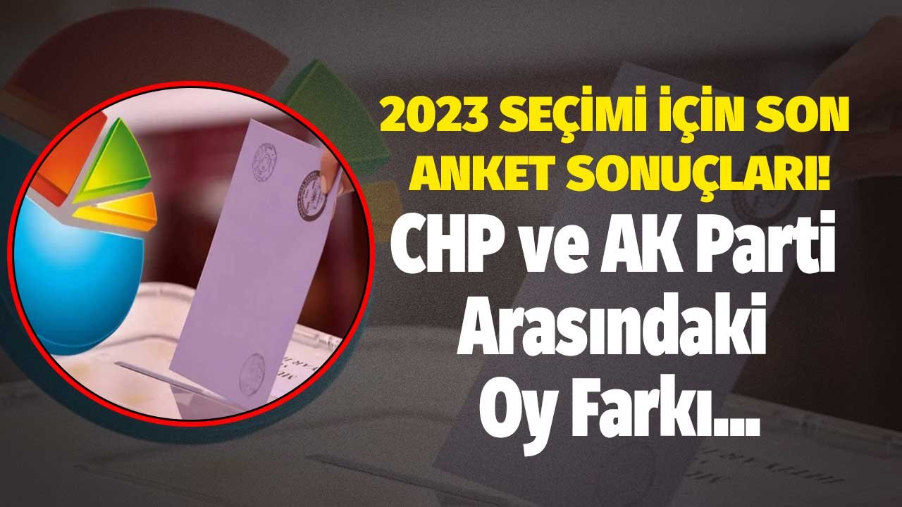 Optimar Son 2023 Cumhurbaşkanlığı Seçim Anketi Sonuçlarını Açıkladı! AK Parti ve CHP Arasındaki Oy Farkı Ne Kadar?