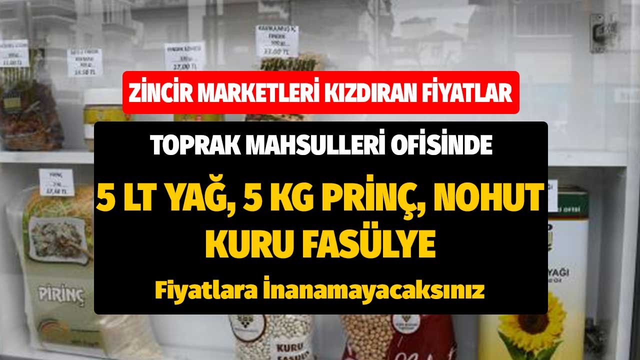 5 Kg Pirinç ve 5 LT Ayçiçek Yağı 57.5 TL ve 93 TL! Zincir Marketleri Kara Kara Düşündüren Fiyatlar