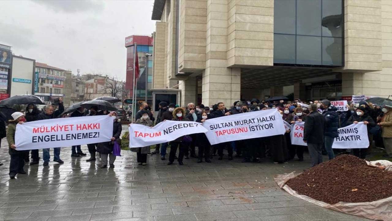 Üsküdar'da Dikkat Çeken Tapum Nerede Protestosu!