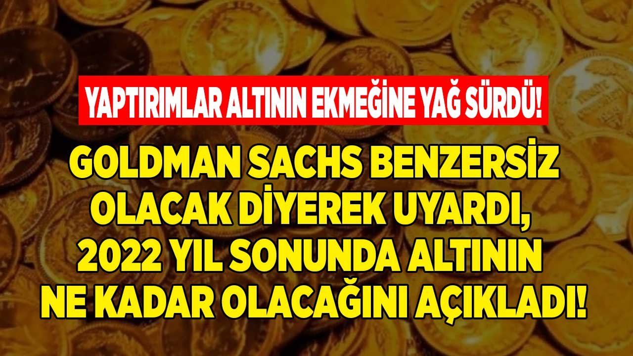 Rusya'ya Yaptırım Altının Ekmeğine Yağ Sürdü Goldman Sachs: Benzersiz Olacak 2022 Yıl Sonu Rekor Altın Tahmini Açıkladı