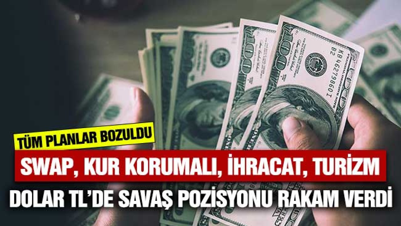 SWAP, İhracat, Kur Korumalı! Tüm Planlar Bozuldu Dolar TL'de Savaş Pozisyonunu Açıkladı Yeni Rakamı Verdi