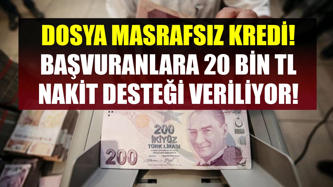 Dosya Masrafsız İhtiyaç Kredisi Kampanyası! Alternatif Bank'a Başvuru Yapanlara 20 Bin TL Nakit Desteği Veriliyor!