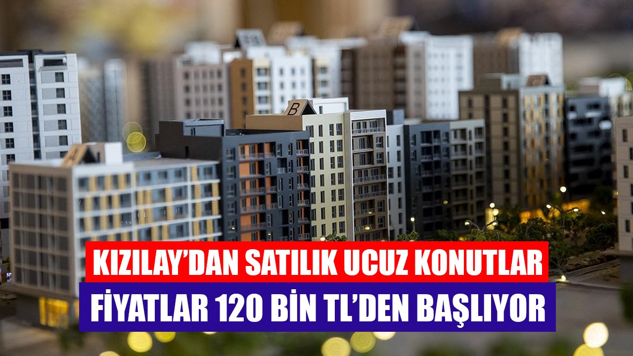 Kızılay'dan 120 Bin TL'ye, 140 Bin TL'ye, 150 Bin TL'ye 1+1, 2+1, 3+1 Satılık Konutlar!