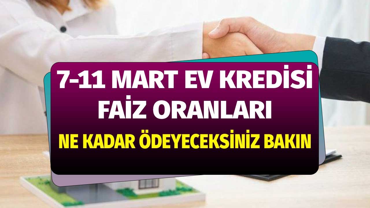 Pazartesi Sabahı İlan Edildi! Bankalardan Konut Kredisi Faiz Kararları