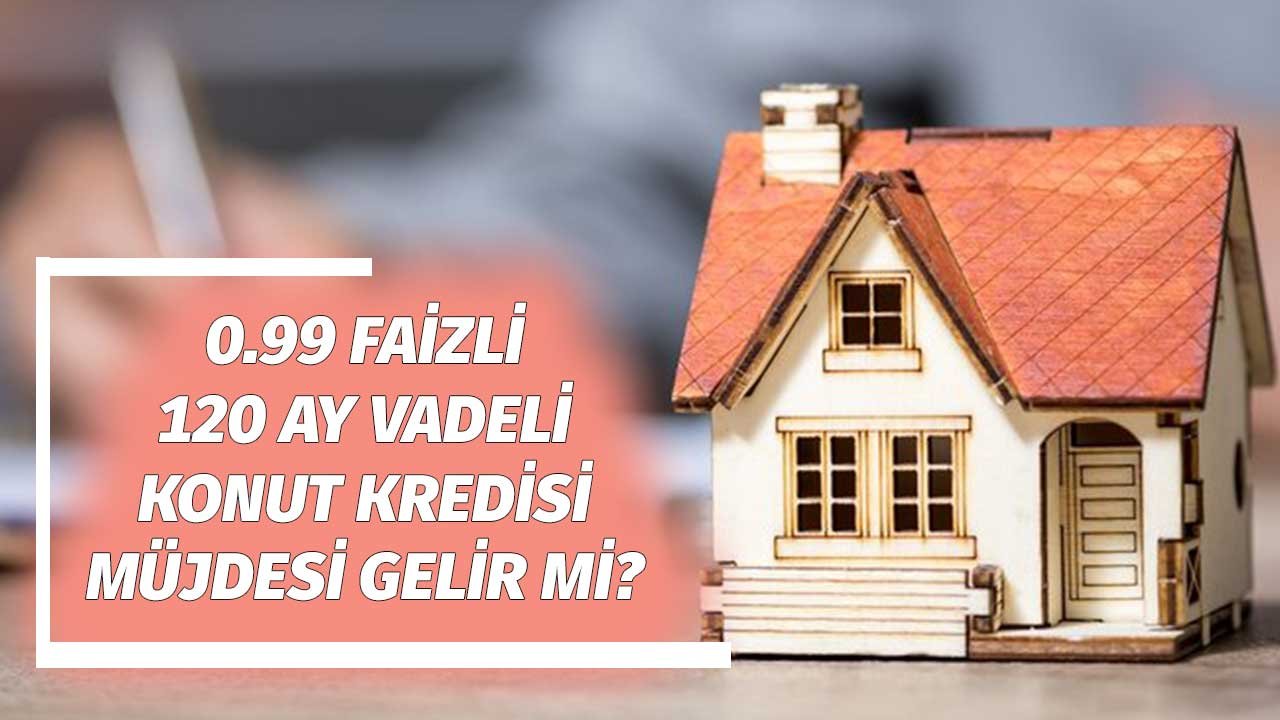 0.99 Faizli 120 Ay Vadeli Konut Kredisi! Devlet Bankalarından Bahar Müjdesi Gelir Mi?