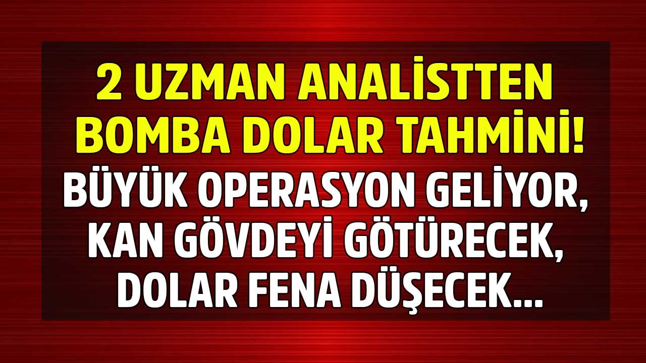 İlginç Şeyler Olacak Diyen Ekonomistler Dolar Kurunda Büyük Operasyon Uyarısı Yaptı: Kan Gövdeyi Götürecek, Fena Düşecek