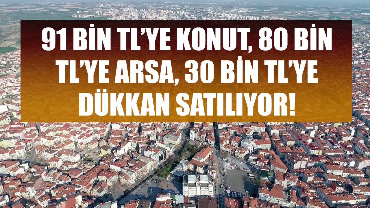 Vakıfbank'tan Yarı Fiyatına Satılık Gayrimenkuller! 91 Bin TL'ye Konut, 80 Bin TL'ye Arsa, 30 Bin TL'ye Dükkan!