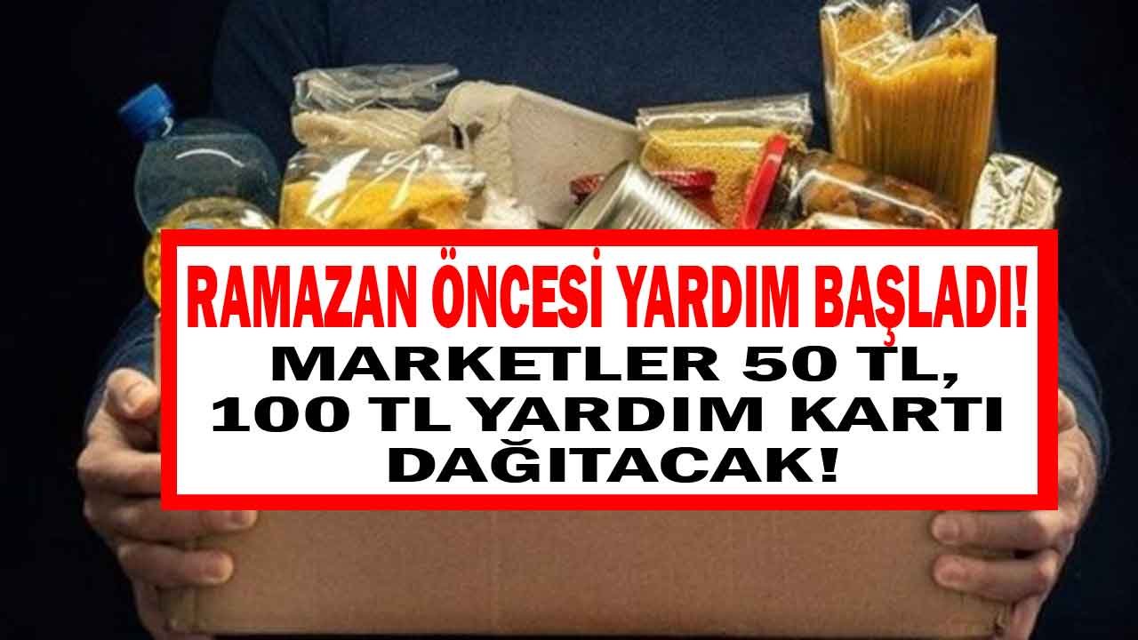 Ramazan Öncesi BİM, ŞOK 50 TL 100 TL Yardım Kartı Dağıtacak!