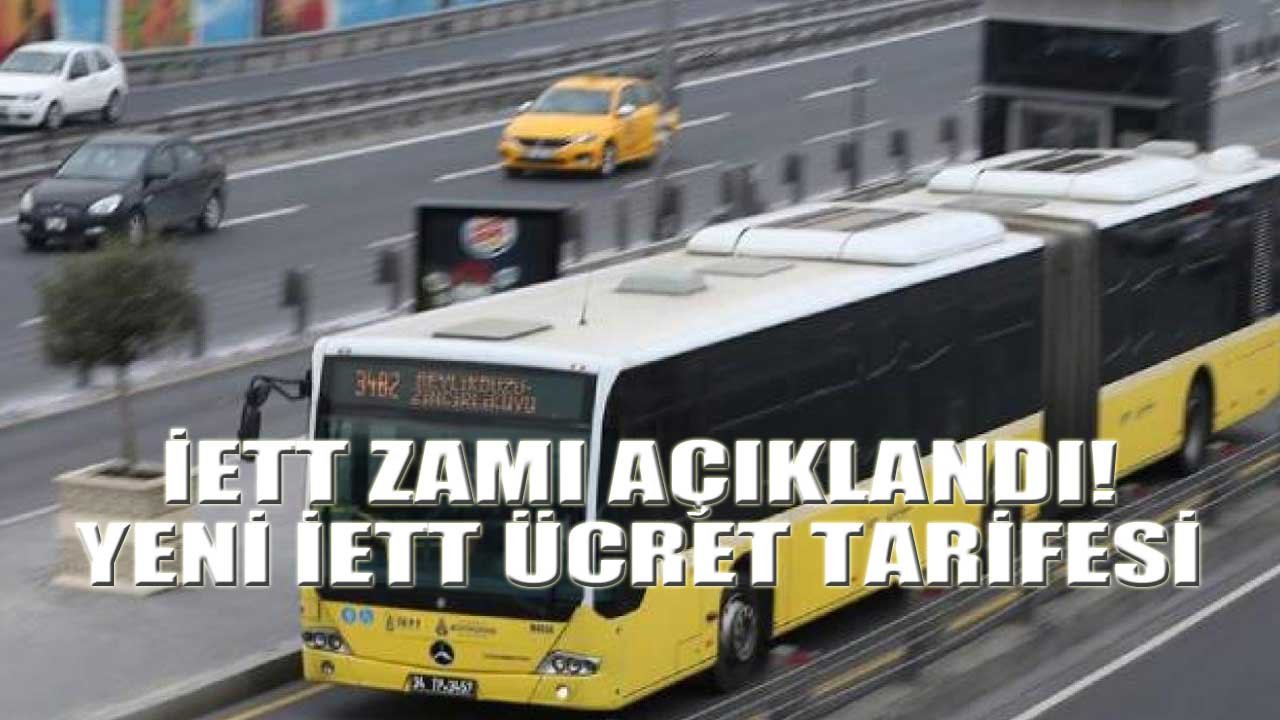 İETT Toplu Ulaşıma Zammı Açıkladı! İETT Tam, Öğrenci, Aylık Akbil Ne Kadar Oldu?