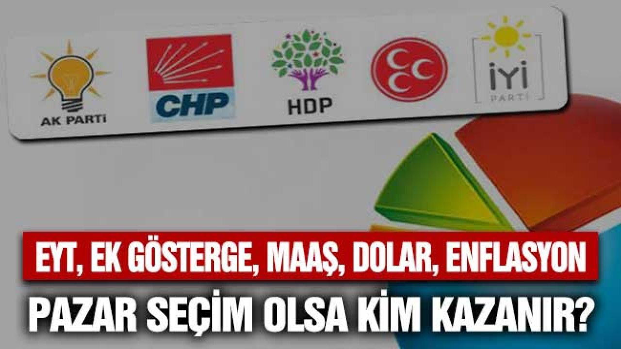 EYT, Dolar, Maaş, Ek Gösterge, Enflasyon! Bu Pazar Seçim Olsa Kim Kazanır?