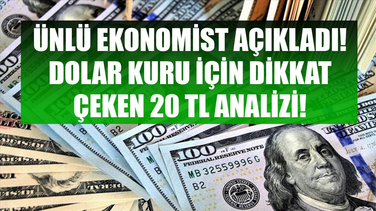 Türkiye'nin Dolara Karşı Silahı Kalmadı Yorumunu Yapan Selçuk Geçer'den Dolar Kuru İçin 20 TL Analizi!