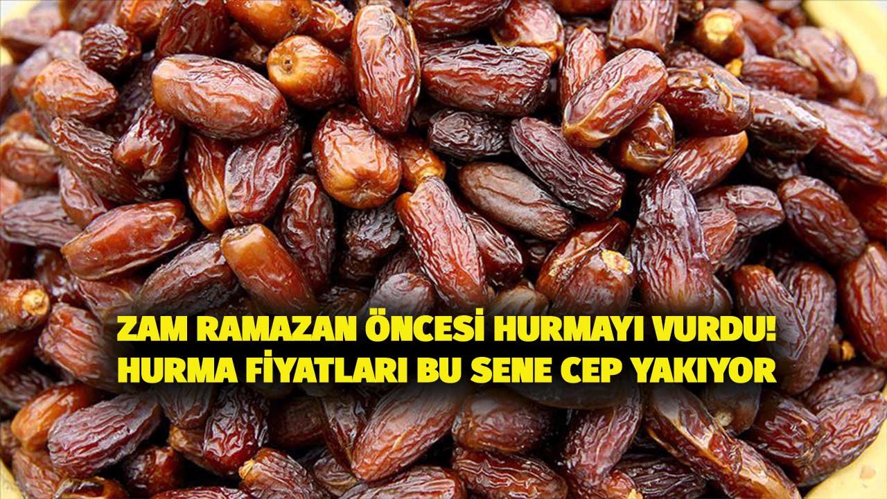 Ramazan Sofralarının Vazgeçilmezi Hurma Fiyatları Cep Yakıyor! Hurma Tezgahlarda Kaç TL?