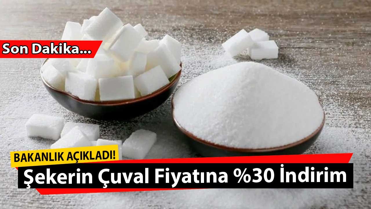 Devletten Fırsatçılara Şok Darbe: Şekerin Çuval Fiyatına Büyük İndirimi Tarım Bakanlığı Açıkladı!