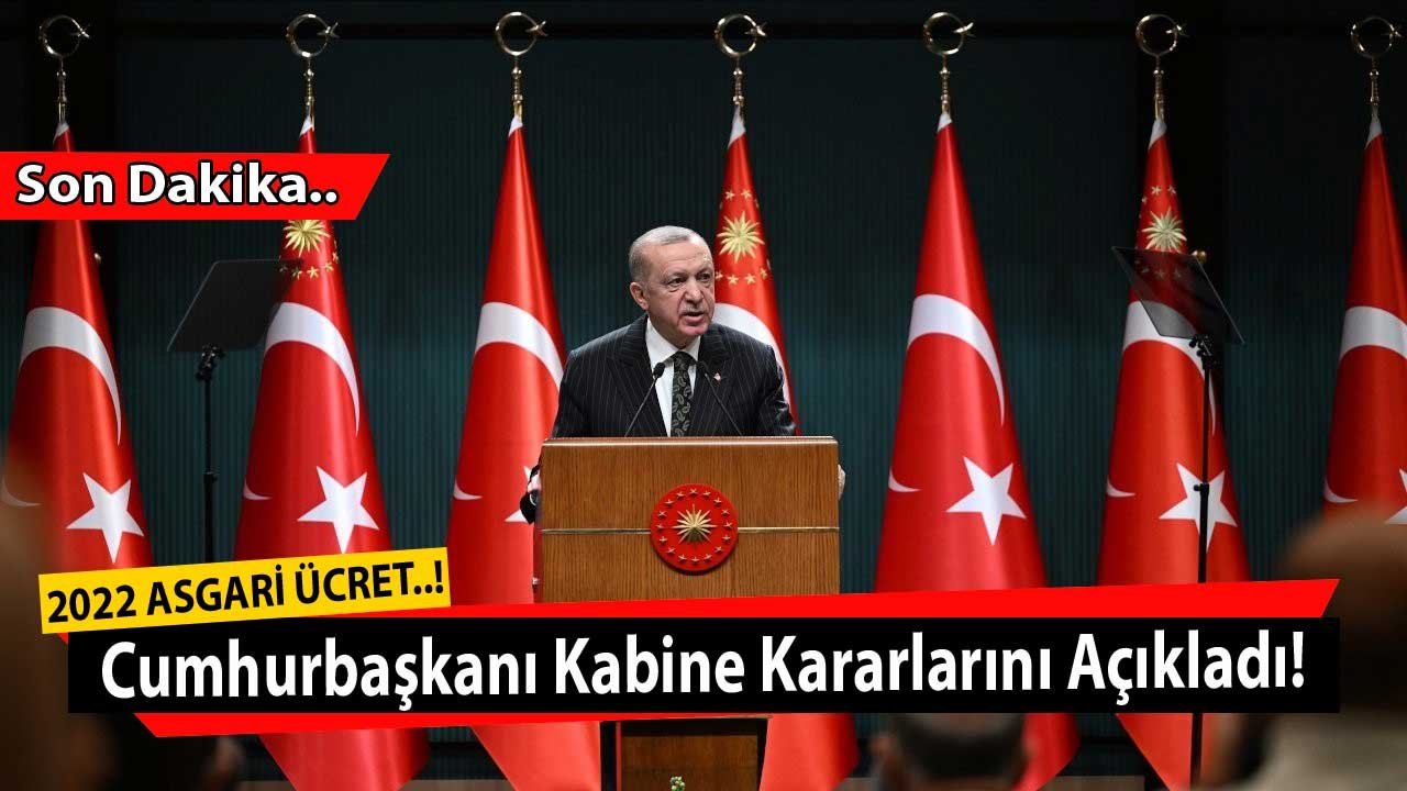 Kabine Sonrası Cumhurbaşkanı Erdoğan'dan Son Dakika Arsa, Konutta KDV İndirimi, Çanakkale Köprüsü Açıklaması