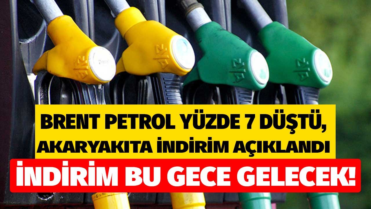 Brent Petrol Fiyatı Yüzde 7 Düştü, Motorine İndirim Açıklandı! Benzine İndirim Gelecek Mi 2022?