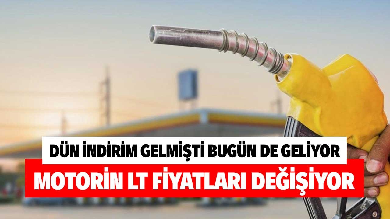 Dün Gelen İndirime Bugün Yenisi Ekleniyor! Motorin LT Fiyatları Gece Yarısı Düşecek