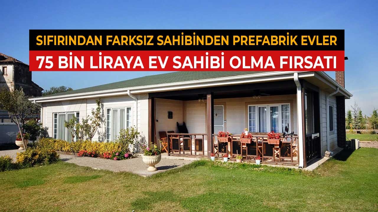 Sıfırına Parası Yetmeyene Sahibinden Ucuz 2. El Prefabrik Ev İlanları: Sıfırından Farksız 3+1 Fiyatları