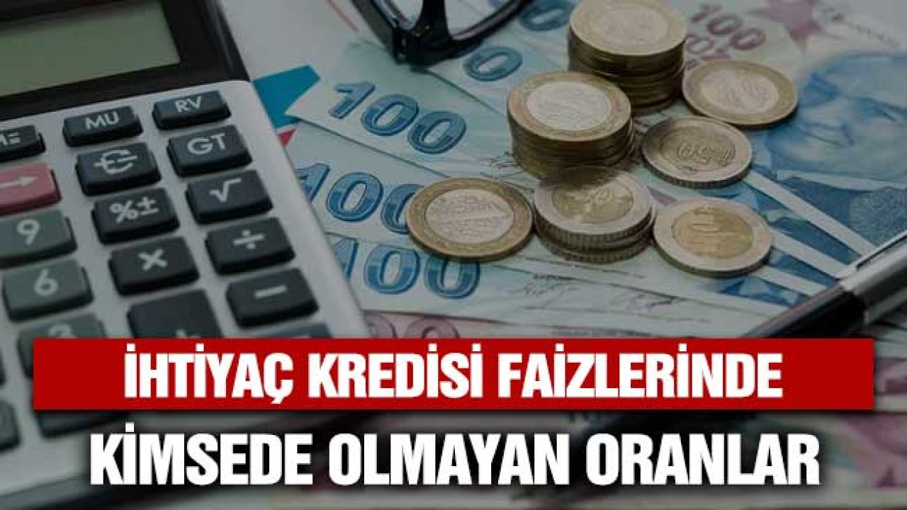 Devlet Bankaları El Koydu! İhtiyaç Kredisinde Kimsede Olmayan Faizler Ziraat, Halkbank, Vakıfbank'ta