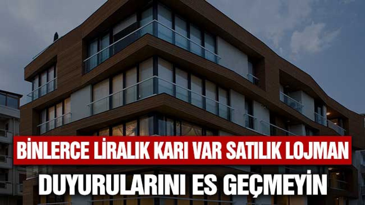 Peşin, Krediyle, Borçla Ev Alacaklar! Binlerce Lira Karı Var Satılık Kamu Konutu Lojman Duyurularını Es Geçmeyin