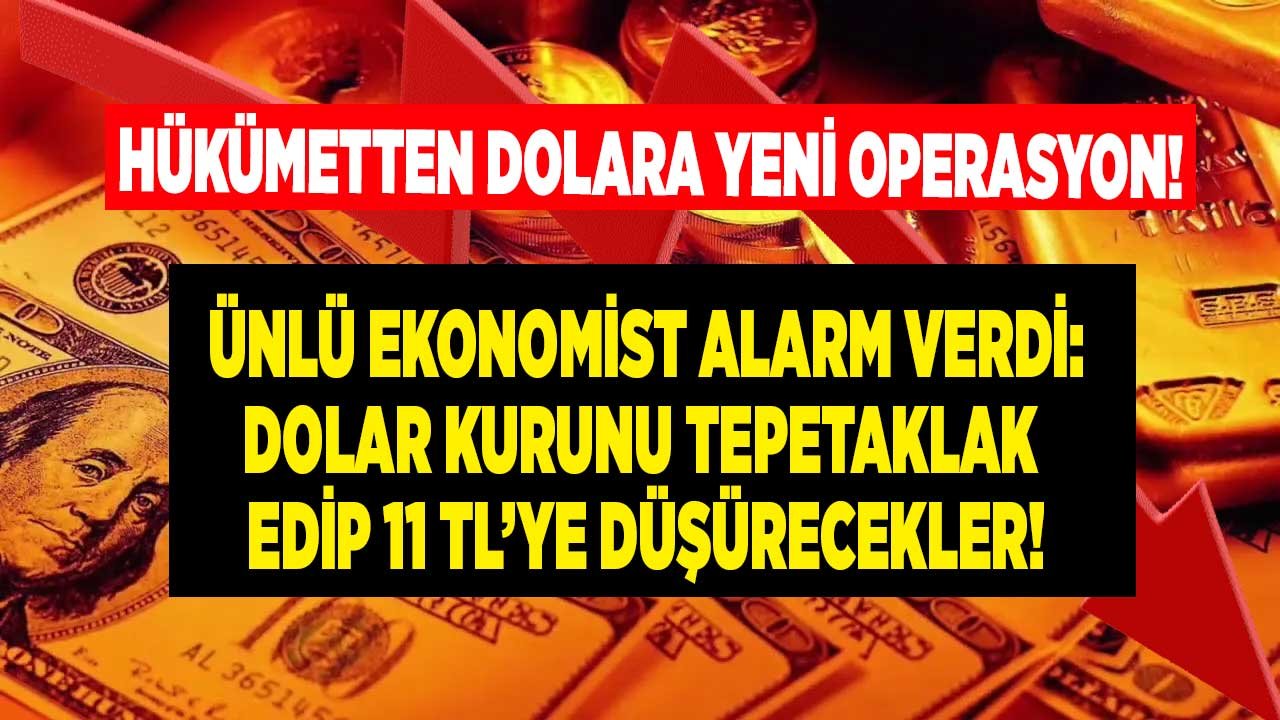 Dolar Kuruna Yeni 20 Aralık Operasyonu İddiası: Dalgalı Sabit Kur Rejimi İle Dolar 11 TL Seviyesine Tepetaklak Edilecek!