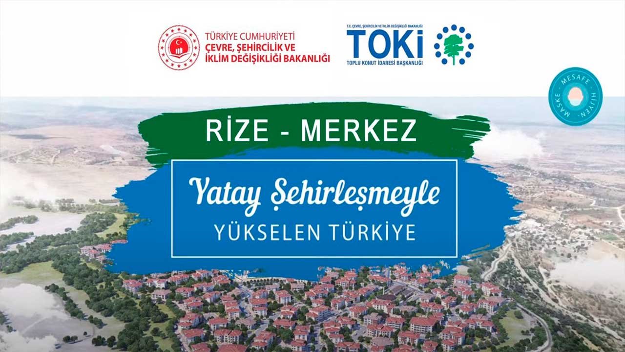 TOKİ Rize Merkez Hayrat - Salarha Kura Sonuçları Belli Oldu! 2+1 3+1 492 Konut İsim Listesi Belirlendi