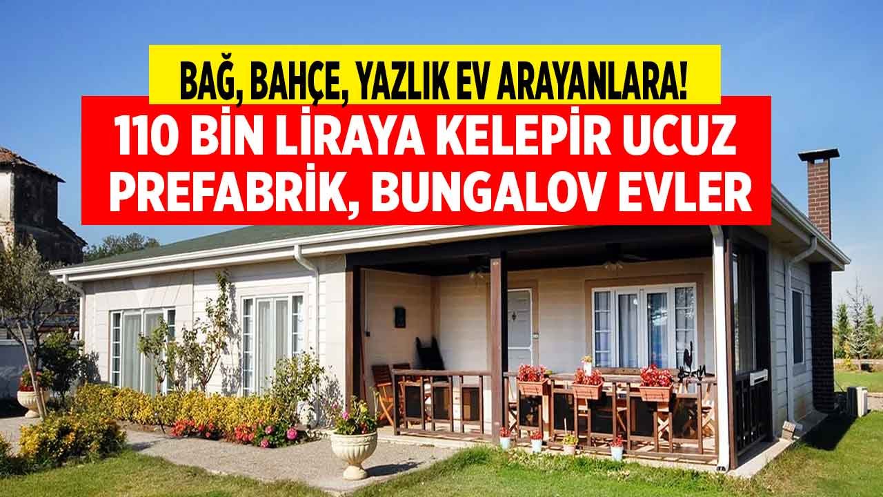 Bağ, Bahçe, Ucuz Yazlık Ev Arayanlara! 110 Bin Liradan Başlayan Fiyatlarla Sahibinden Kelepir Prefabrik, Bungalov Evler