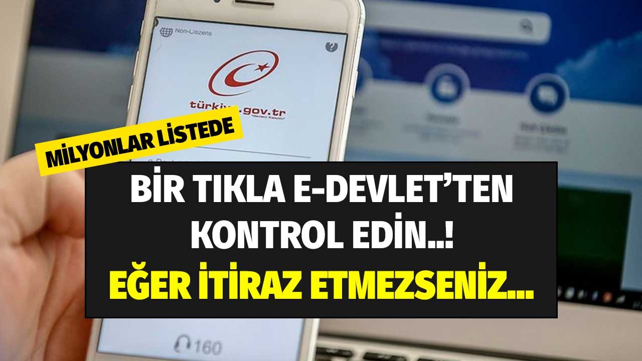 Bir Tıkla e-Devlet'ten Kontrol Edin! Milyonların Borcu Var Eğer Hemen İtiraz Etmezseniz...