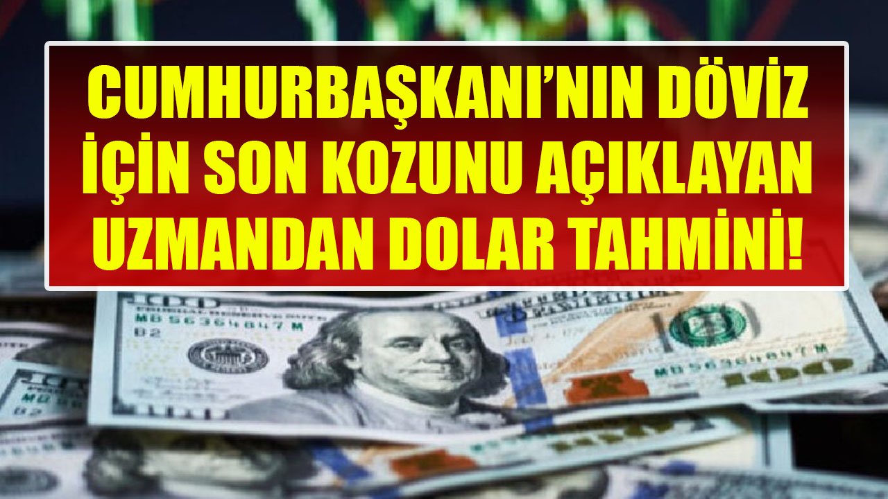 Cumhurbaşkanı Erdoğan'ın Döviz İçin Son Kozunu Açıklayan Remzi Özdemir'den Dolar Kuru İçin Yeni Tahmin!