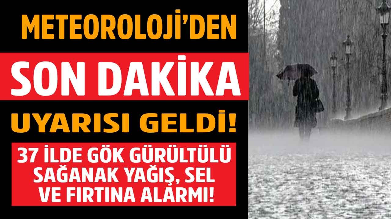 Şemsiyenizi Almadan Çıkmayın! Meteoroloji Alarm Verdi, Nisan Yağmurları Fena Bastıracak, Sel Vuracak