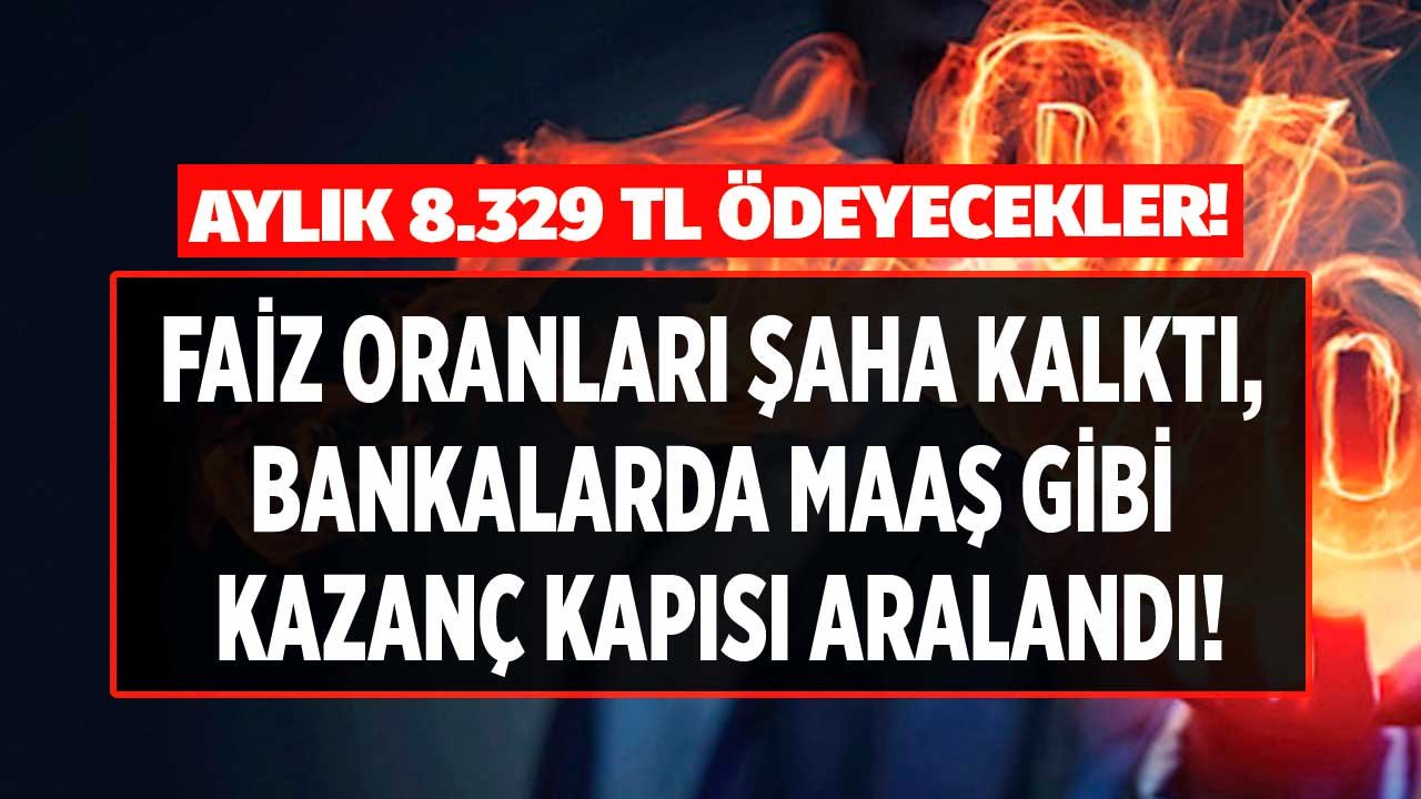 Faiz Oranları Şaha Kalktı, Bankalardan Maaş Gibi Kazanç Kapısı Aralandı! En Yüksek 32 Günlük Vadeli Mevduat Faizi