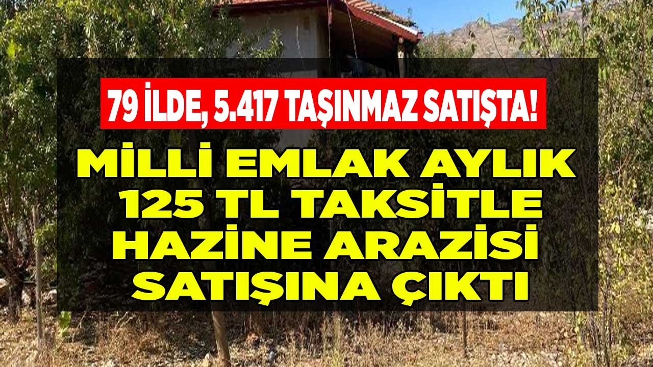 Fiyatını Görenler Kapışacak, Arsası Olmayan Kalmayacak! Milli Emlak'tan Aylık 125 TL Taksitle Satılık Hazine Arazileri