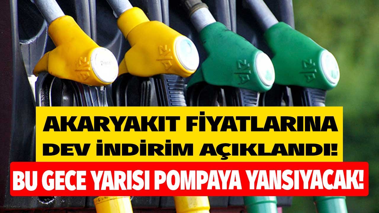 Bu Gece Yarısı Pompaya Yansıyacak! Son Dakika: Motorine İndirim Geldi, Benzine İndirim Var Mı, Olacak Mı?