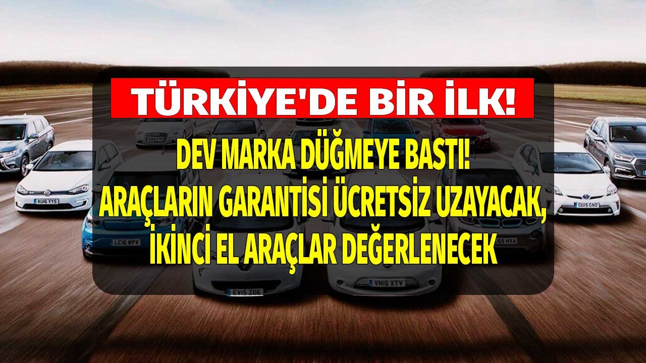 10 Yaşın Altında Aracı Olanlar Dikkat! Bu Uygulama İle Garanti Süresi Ücretsiz Artacak, Aracın Değeri Katlanacak!