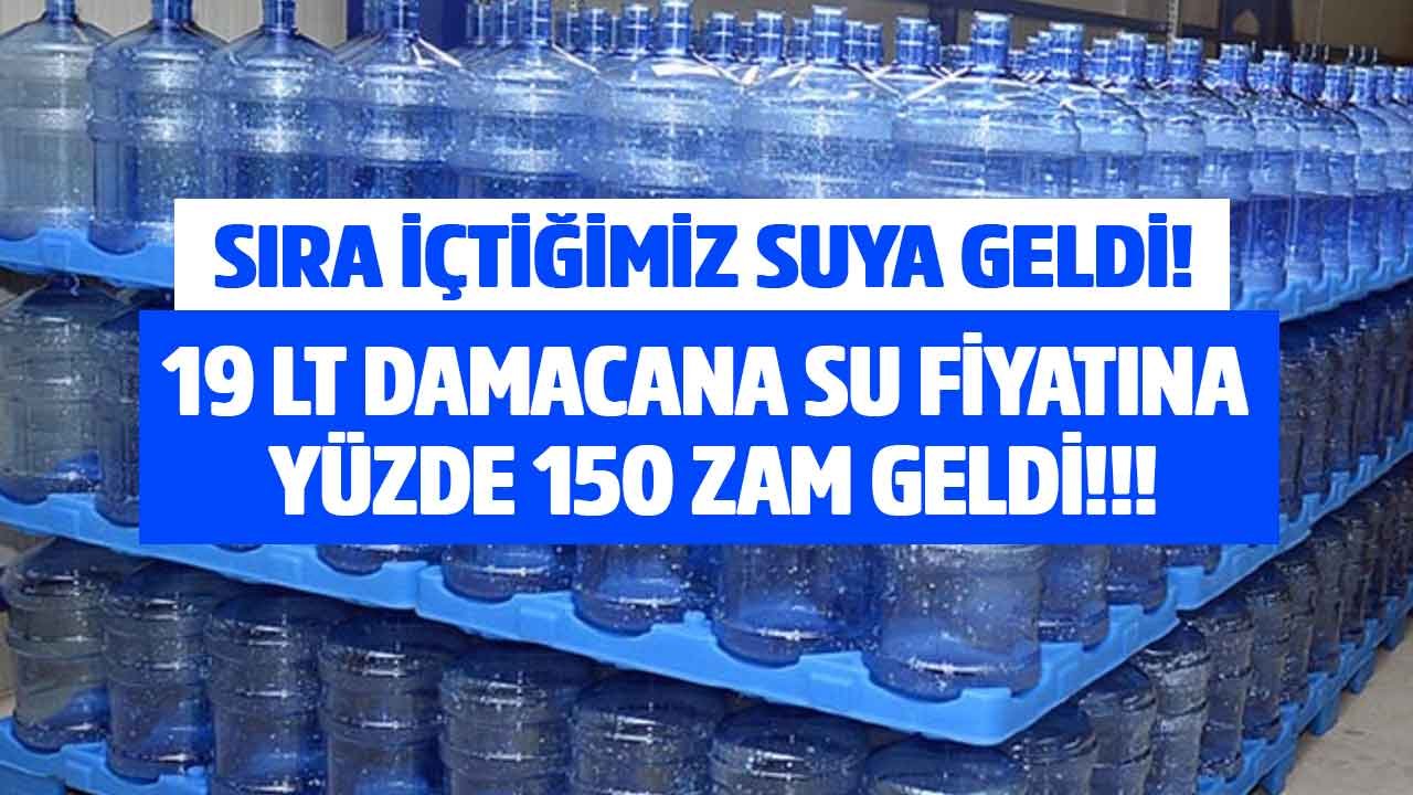 İçtiğimiz Suya Da Göz Diktiler! 19 LT Damacana Su Fiyatları Yüzde 150 Zamla Yeni Zam Şampiyonu Oldu