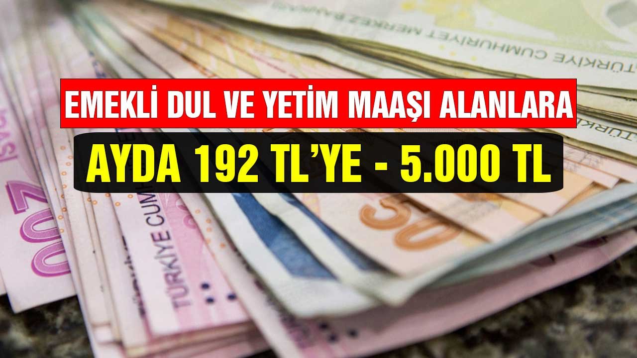 SGK'dan dul yetim maaşı ile yaşlılık aylığı alanlar için! Halkbank 192 TL taksitle 5.000 TL veriyor