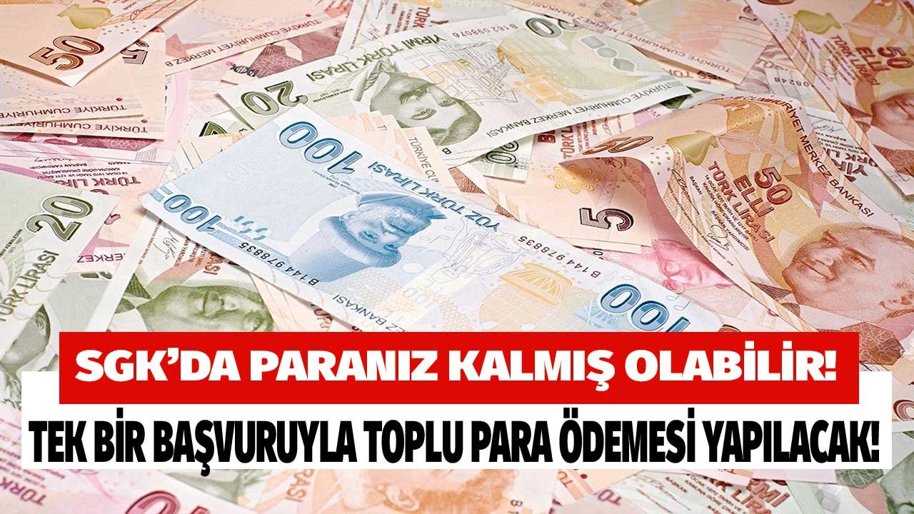 Şartları taşıyan kişilere SGK'dan toplu para iadesi yapılıyor! Tek bir başvuru ile binlerce liranızı geri alabilirsiniz