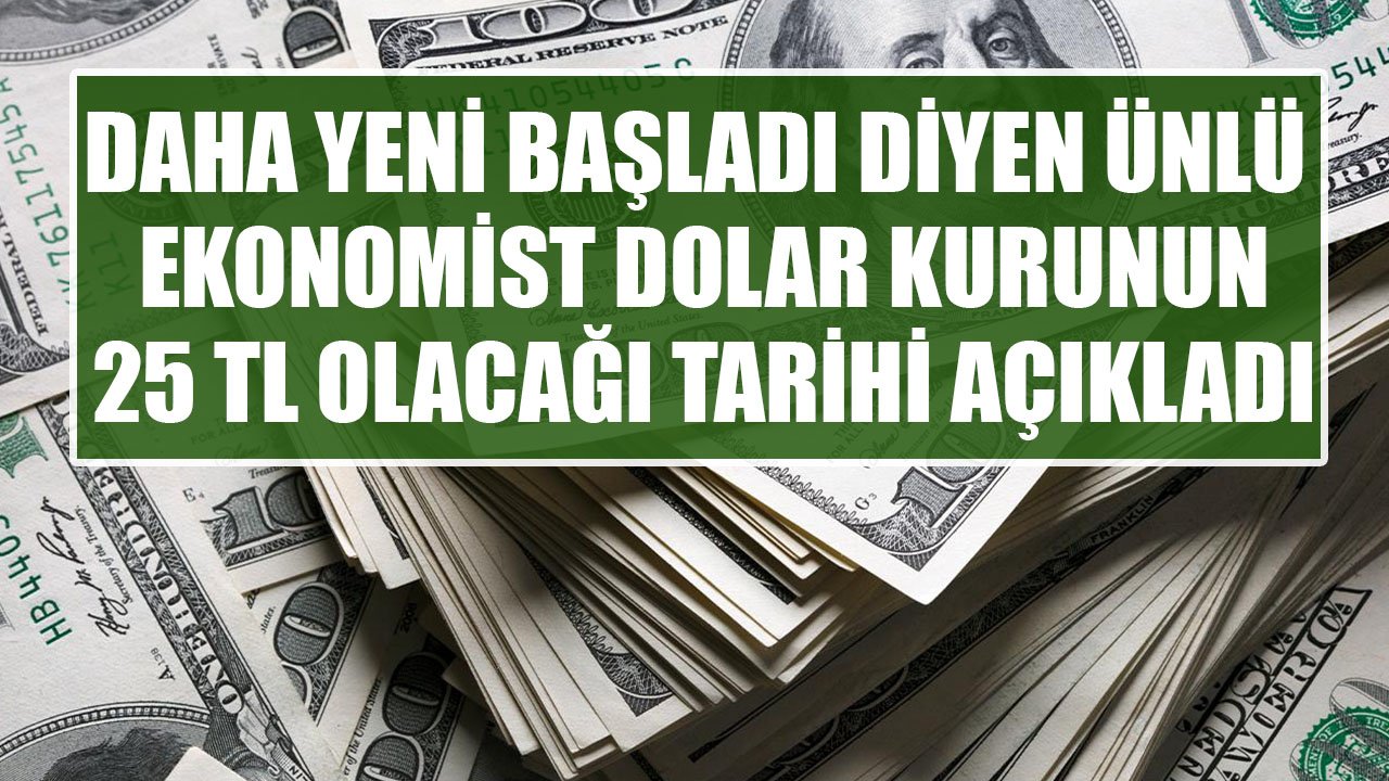 Herkes Pozisyon Alsın Daha Yeni Başladı Diyen Evren Devrim Zelyut Dolar Kurunun 25 TL Olacağı Tarihi Açıkladı!