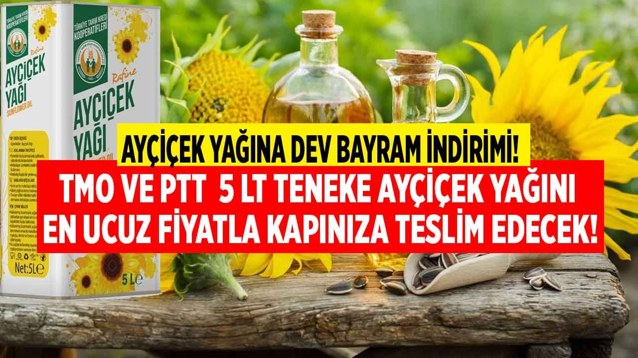 TMO Bayram Müjdesi Verdi! Markette Kuyruğa Girmeyin, En Ucuz Ayçiçek Yağı PTT Üzerinden Kapınıza Teslim Edilecek