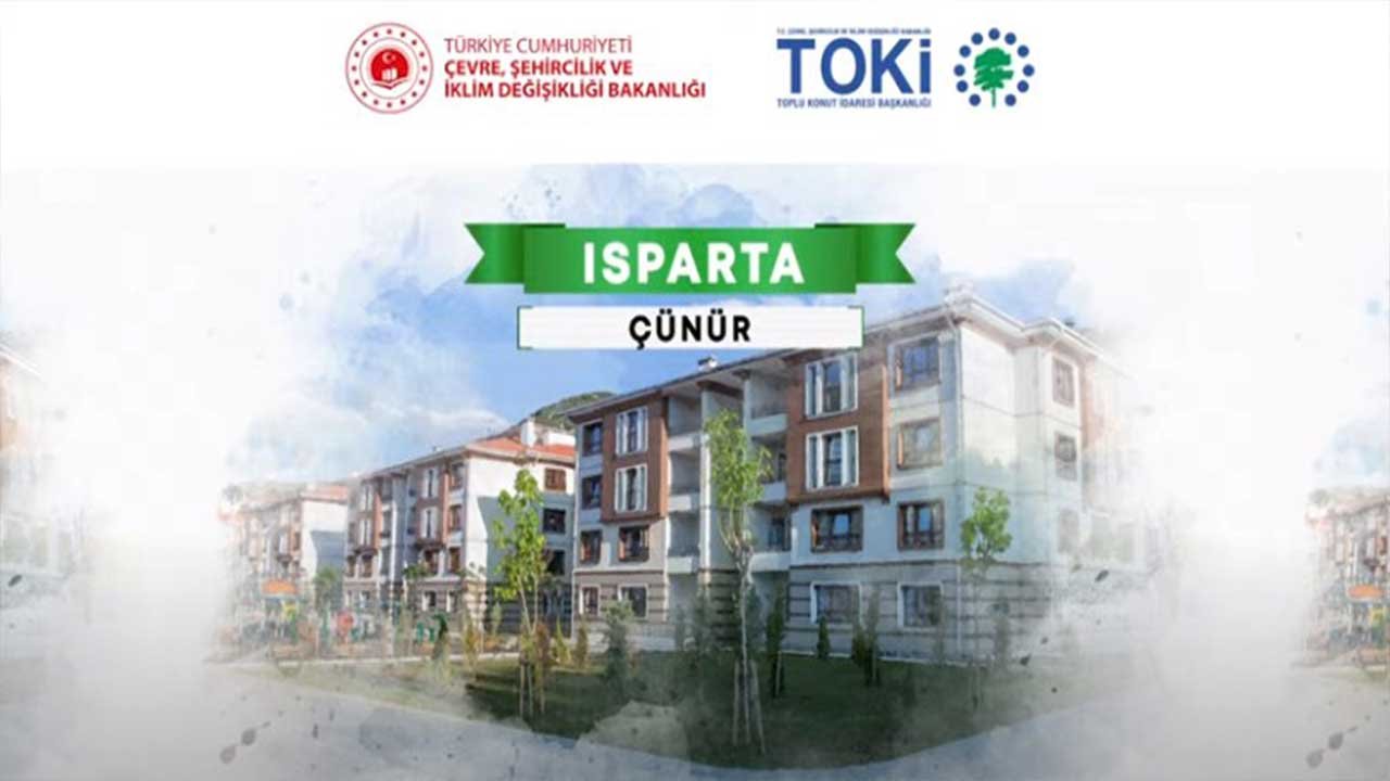 TOKİ Isparta Merkez Çünür kura sonuçları belli oldu! 2+1 3+1 konutların isim listesi yayımlandı!