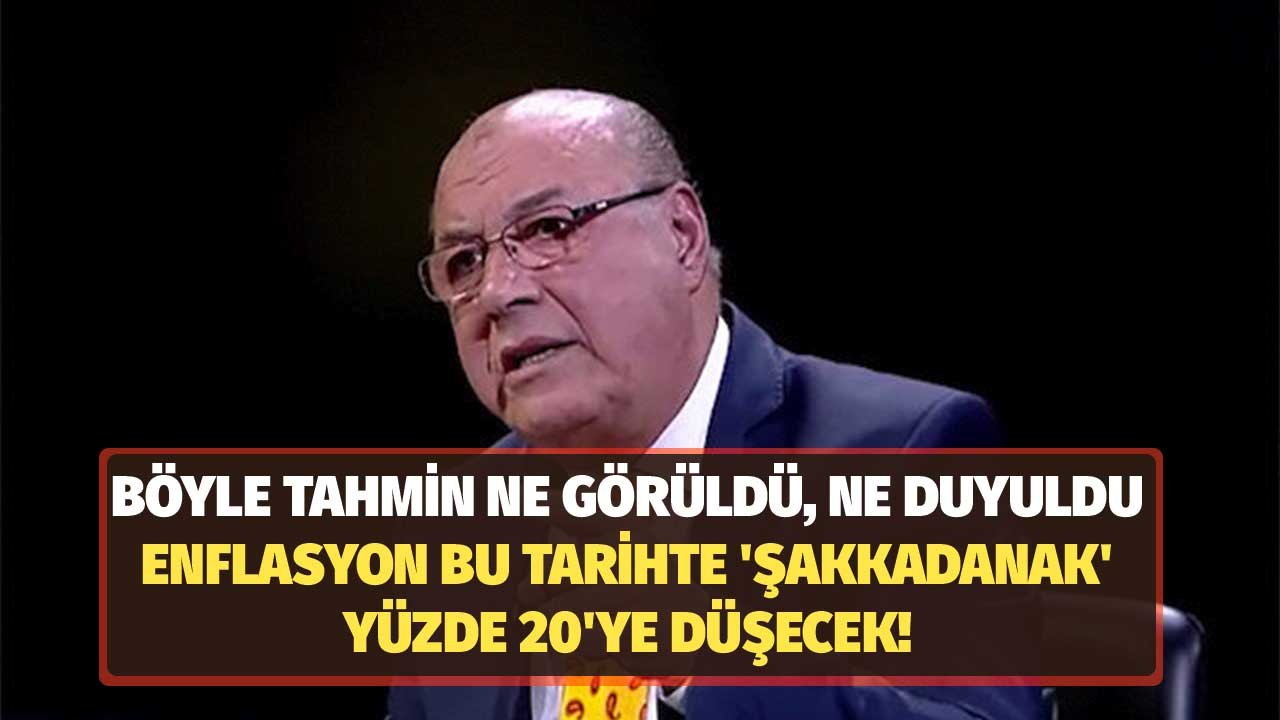 Ekonomist Necmettin Batırel'den ütopik tahmin! Enflasyon bu tarihte şakkadanak yüzde 20'ye düşecek!