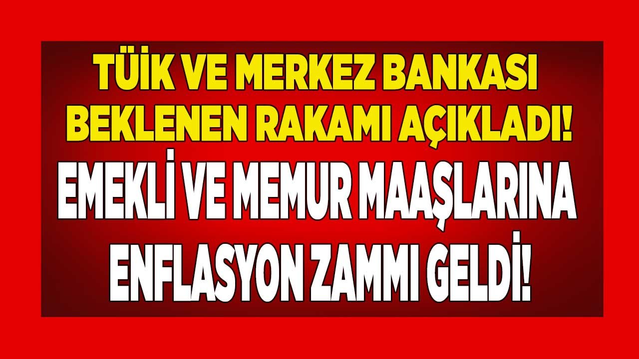 TÜİK ve Merkez Bankası Maaşlara Zam Müjdesi Verdi! Emekli ve Memur Maaş Zammı Enflasyon Farkı Tahmini Hesaplama 2022