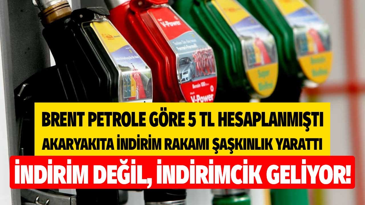 Motorine İndirim Değil, İndirimcik Geliyor! Brent Petrole Göre 5 TL Hesaplanmıştı, Açıklanan Rakam Şaşkınlık Yarattı