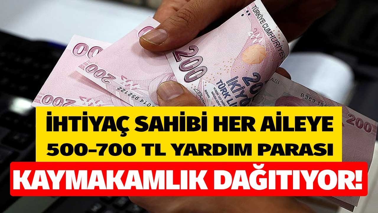 Dar Gelirli Vatandaşlara Devlet Desteği: Kaymakamlık Para Yardımı Başvurusu İle Her Aileye 500 - 700 TL