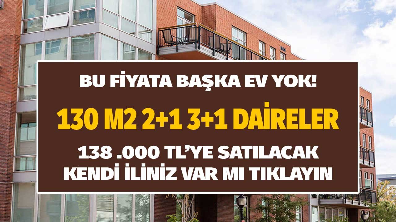 Bu fiyata başka ev yok! Vakıfbank'tan merkezde 138 bin TL'ye satılık apartman dairesi ilanları!