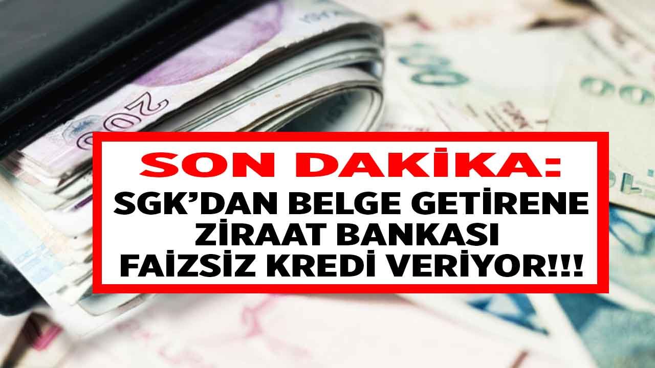 Ev Almak İsteyenlere Ziraat Bankası Sıfır Faizli Konut Kredisi Veriyor! SGK Belgesi Getirene Faizsiz Kredi Müjdesi