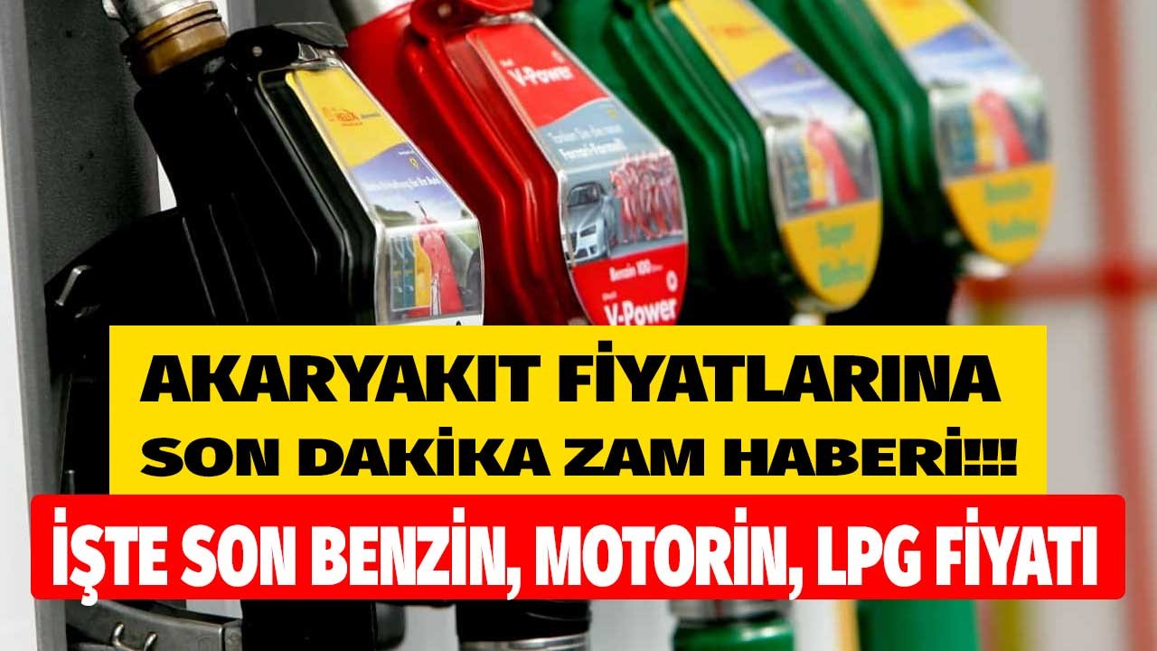 Bu Gece Yarısı Zam Var! Akaryakıt Fiyatları Son Dakika Benzin, Motorin, LPG Otogaz Shell, BP, Petrol Ofisi Pompa Fiyatı