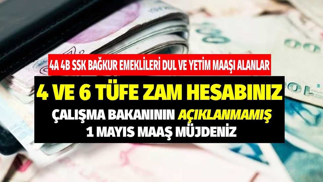 4a 4b SSK Bağ-Kur emeklileri, dul yetimler! Çalışma Bakanının açıklamamış müjdesi, TÜFE maaş zam hesabınız